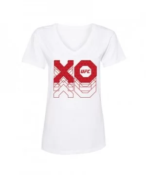 Women's UFC XO T-Shirt - White $10.64 WOMEN'S