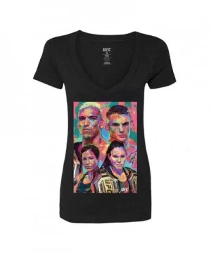 Women's UFC 269 Artist Series Event T-Shirt - Black $5.04 WOMEN'S