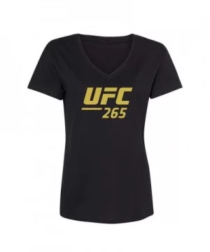 Women's UFC 265 Event T-Shirt - Black $5.64 WOMEN'S