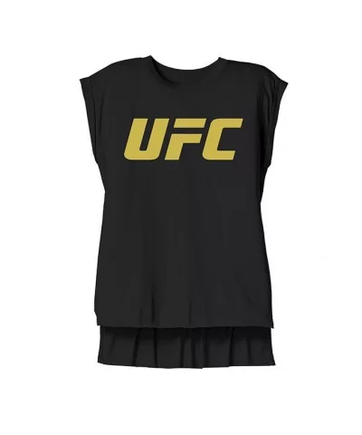 Women's UFC Championship Gold Muscle Top - Black $6.00 WOMEN'S