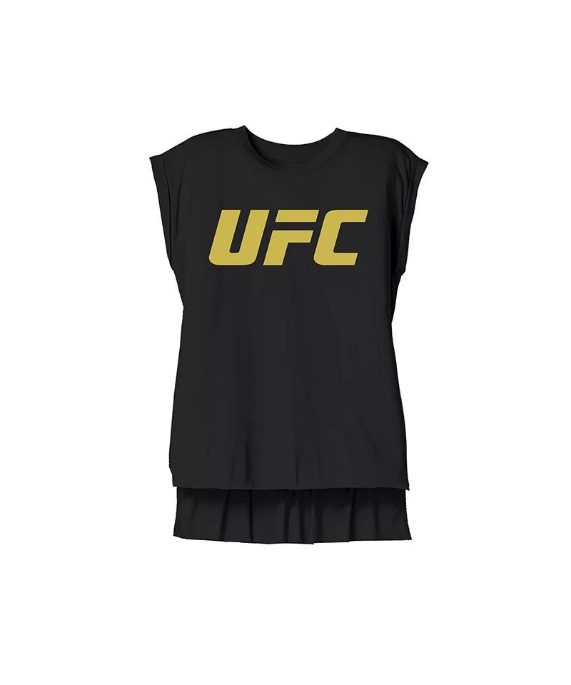 Women's UFC Championship Gold Muscle Top - Black $6.00 WOMEN'S