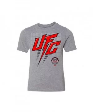 Kids' UFC "Focus Fuels Champions" T-Shirt - Heather Grey $9.80 KID'S