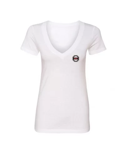 Women's UFC Octagon T-Shirt - White $6.24 WOMEN'S