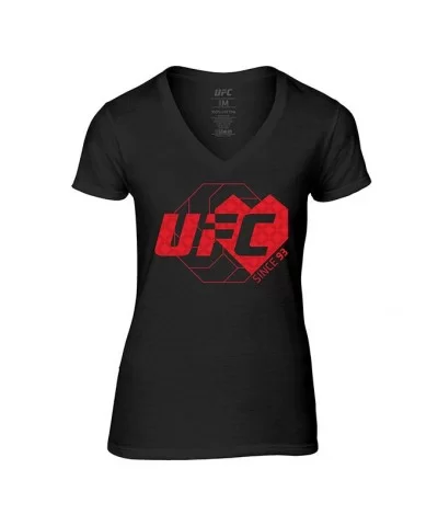 Women's UFC Love Since '93 T-Shirt - Black $12.88 WOMEN'S