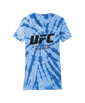 UFC Women's Tie-Dye V-Neck - Royal $5.16 WOMEN'S