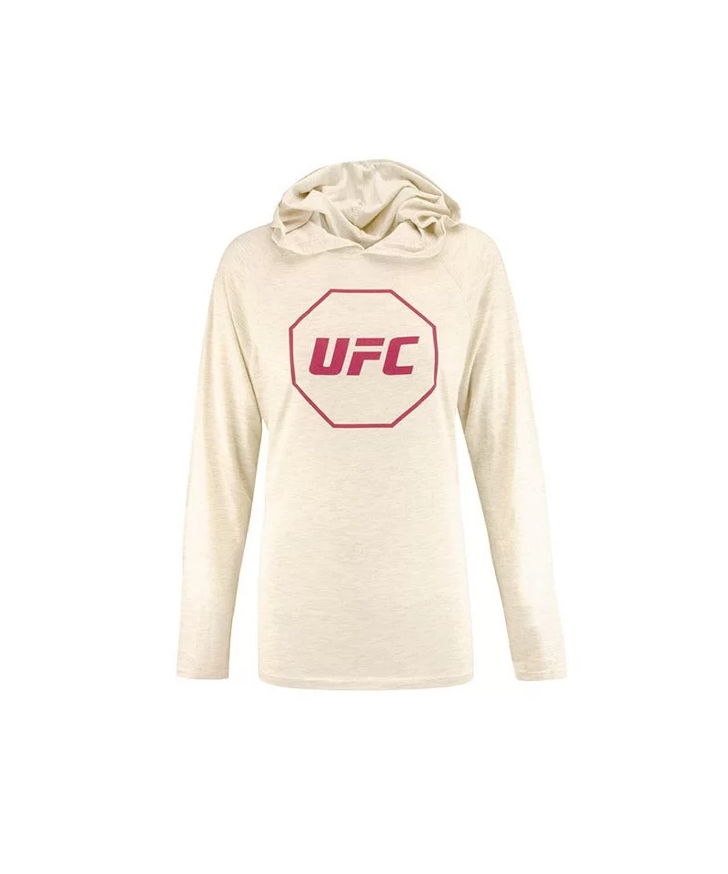 UFC Women's Hooded Long Sleeve T-Shirt - Grey $6.40 WOMEN'S