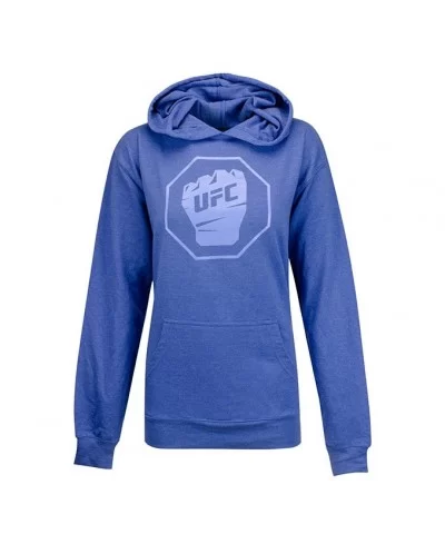 UFC Women's French Terry Hooded Pullover- Blue $7.44 WOMEN'S