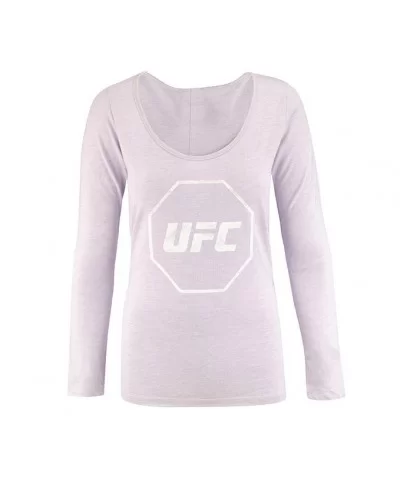 UFC Women's Distressed Scoop Long Sleeve T-Shirt $3.13 WOMEN'S