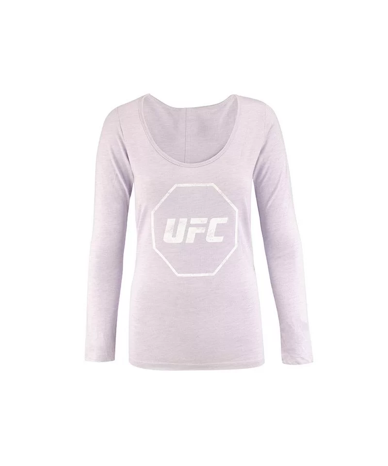 UFC Women's Distressed Scoop Long Sleeve T-Shirt $3.13 WOMEN'S