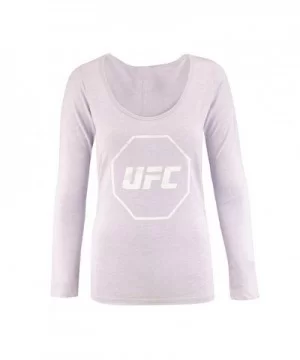 UFC Women's Distressed Scoop Long Sleeve T-Shirt $3.13 WOMEN'S