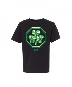 Kids' UFC Geo Shamrock T-Shirt - Black $6.80 KID'S