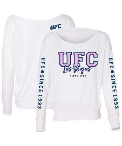 Women's UFC LV 1993 Drop Shoulder Long Sleeve T-Shirt $7.44 WOMEN'S