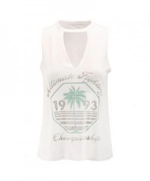 Women's UFC Palm 93 Cut-Neck Tank $4.20 WOMEN'S