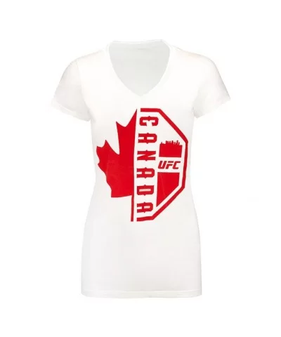 Women's UFC Canada T-Shirt $5.64 WOMEN'S