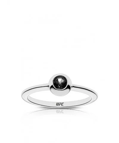 UFC Element Engraved Onyx Ring in Sterling Silver $45.60 WOMEN'S