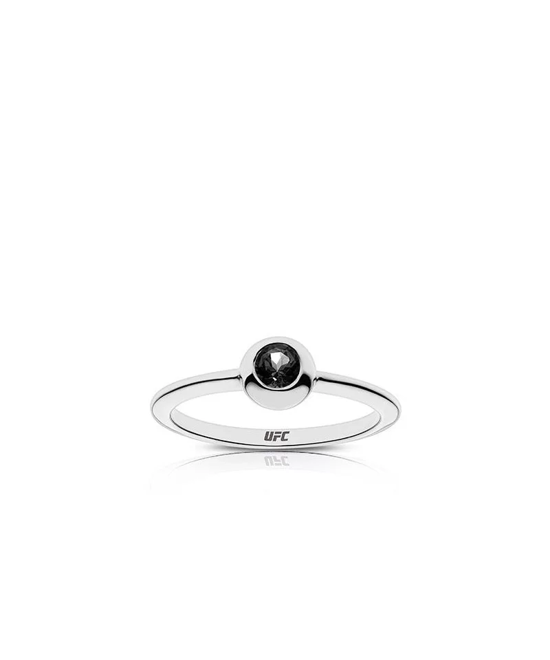 UFC Element Engraved Onyx Ring in Sterling Silver $45.60 WOMEN'S