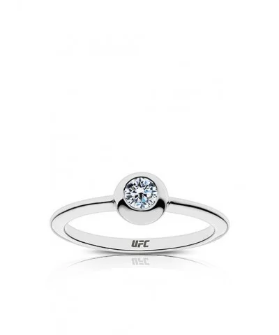 UFC Elements Engraved Diamond Ring in Sterling Silver $92.00 WOMEN'S