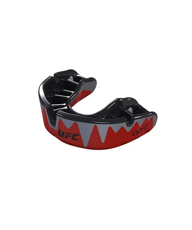 OPRO Red/Black/Silver UFC Platinum Fangz Mouth Guard $8.20 EQUIPMENT