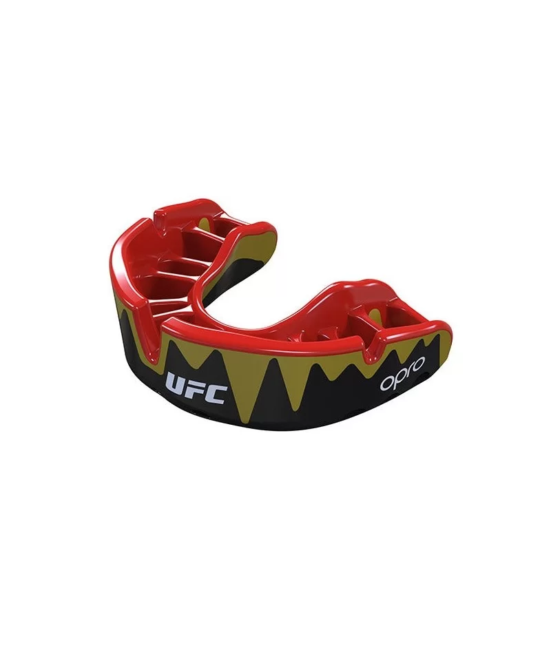 OPRO Black/Red/Gold UFC Platinum Fangz Mouth Guard $6.20 EQUIPMENT