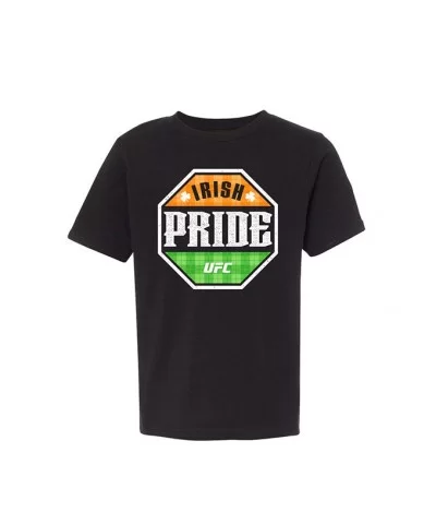 Kids' UFC Irish Pride T-Shirt - Black $7.20 KID'S