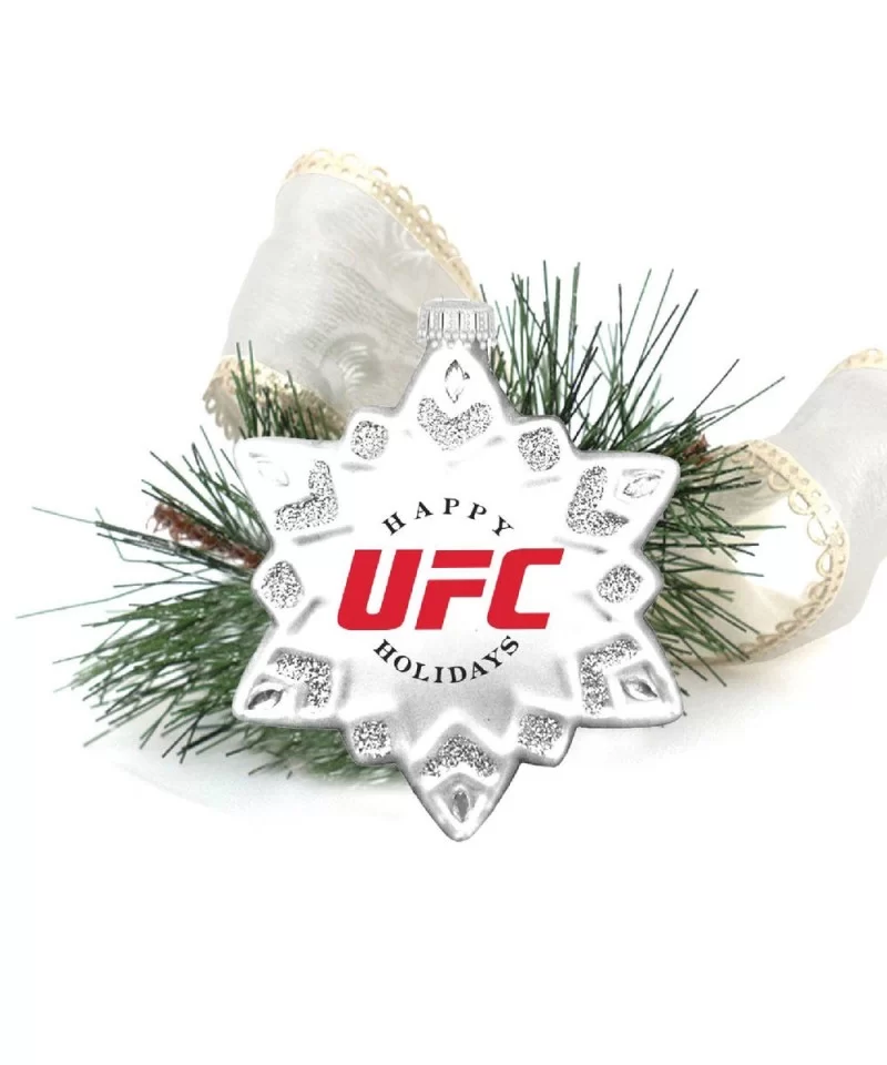 UFC Holiday Glass Snowflake Ornament $10.00 GIFTS & MORE