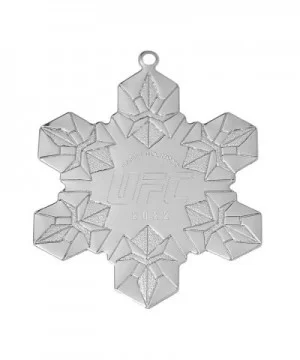 UFC Silver Snowflake Ornament $9.20 GIFTS & MORE