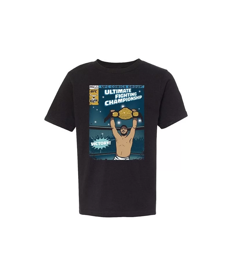 Kids' UFC Comic T-Shirt - Black $8.20 KID'S