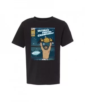 Kids' UFC Comic T-Shirt - Black $8.20 KID'S