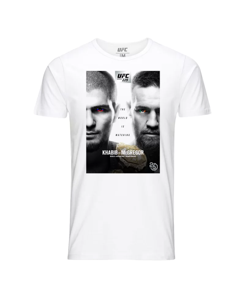 Men's UFC 229 Nurmagomedov vs McGregor Event T-Shirt - White $8.40 MEN'S