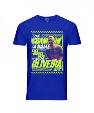 Men's UFC Charles "Do Bronx" Oliveira Quote T-Shirt - Royal $10.92 MEN'S