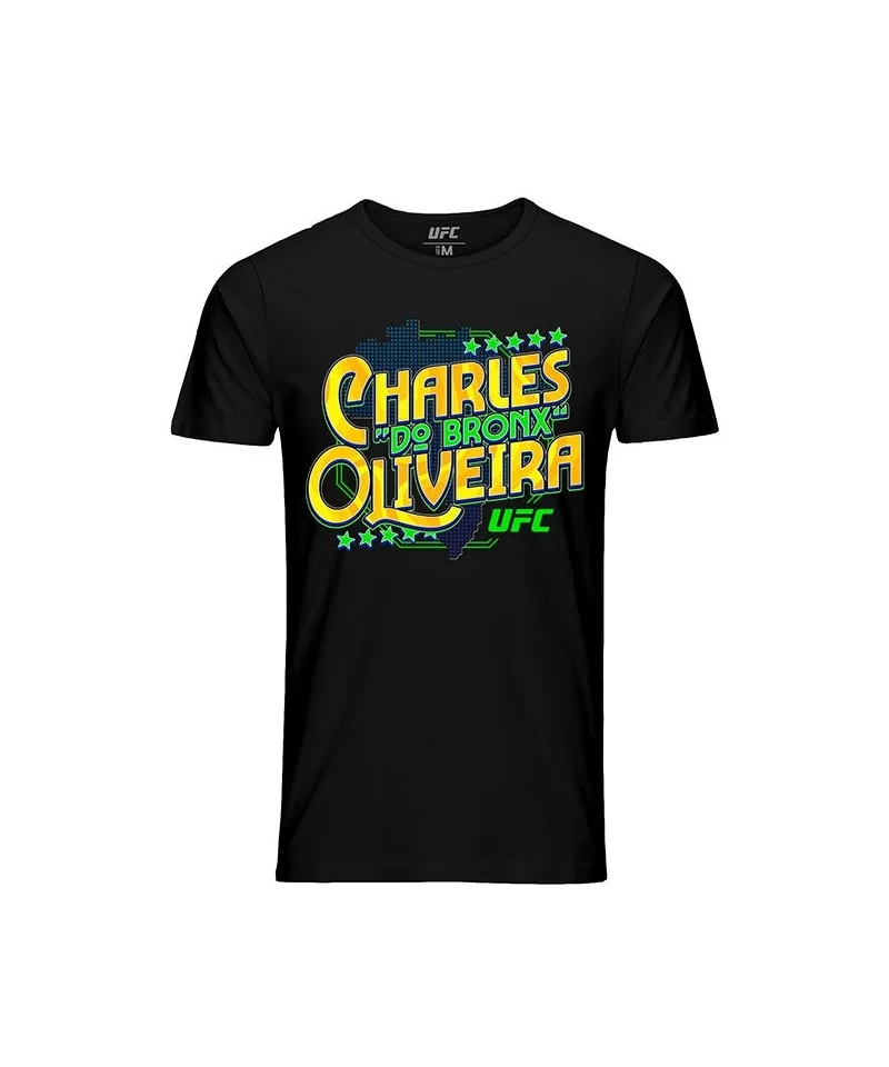 Men's UFC Charles "Do Bronx" Oliveira Graphic T-Shirt - Black $10.08 MEN'S