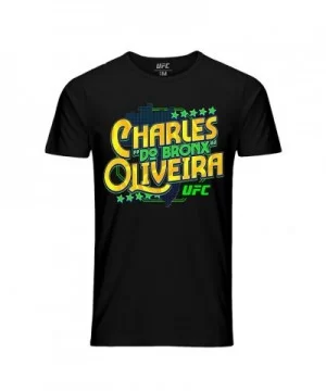 Men's UFC Charles "Do Bronx" Oliveira Graphic T-Shirt - Black $10.08 MEN'S