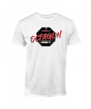 Men's UFC Octagon Photo T-Shirt - White $11.76 MEN'S