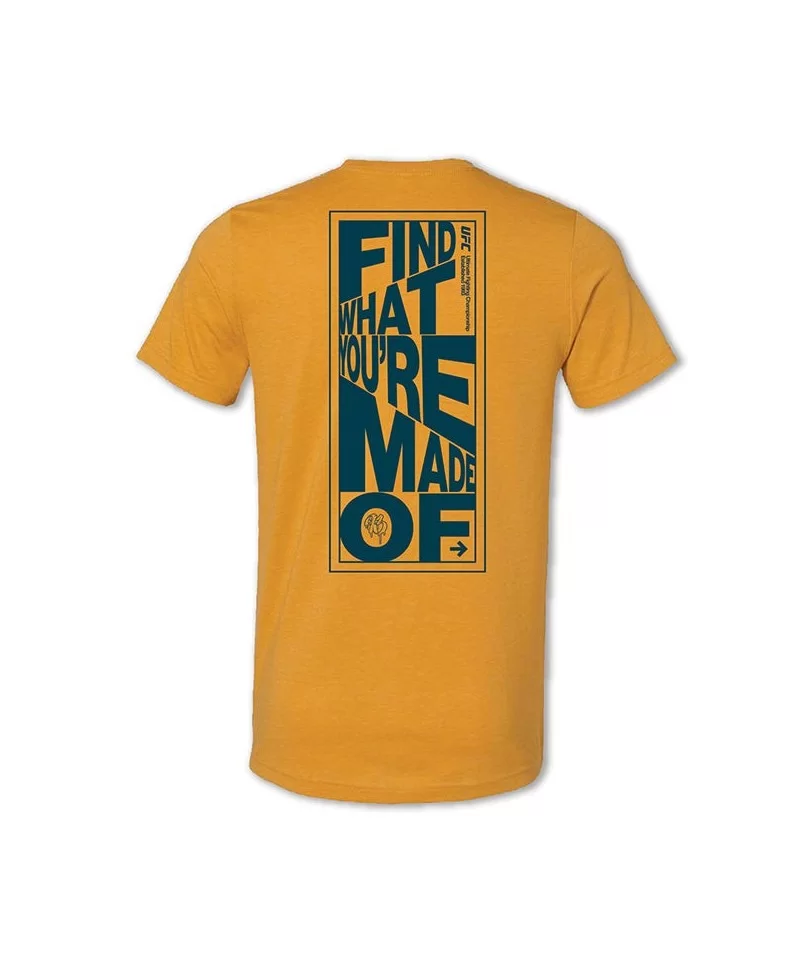 Men's UFC Find What You're Made Of T-Shirt - Heather Mustard $10.92 MEN'S