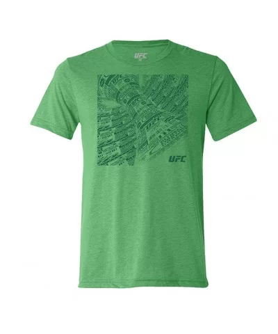 Men's UFC Velocity T-Shirt - Green Triblend $10.92 MEN'S