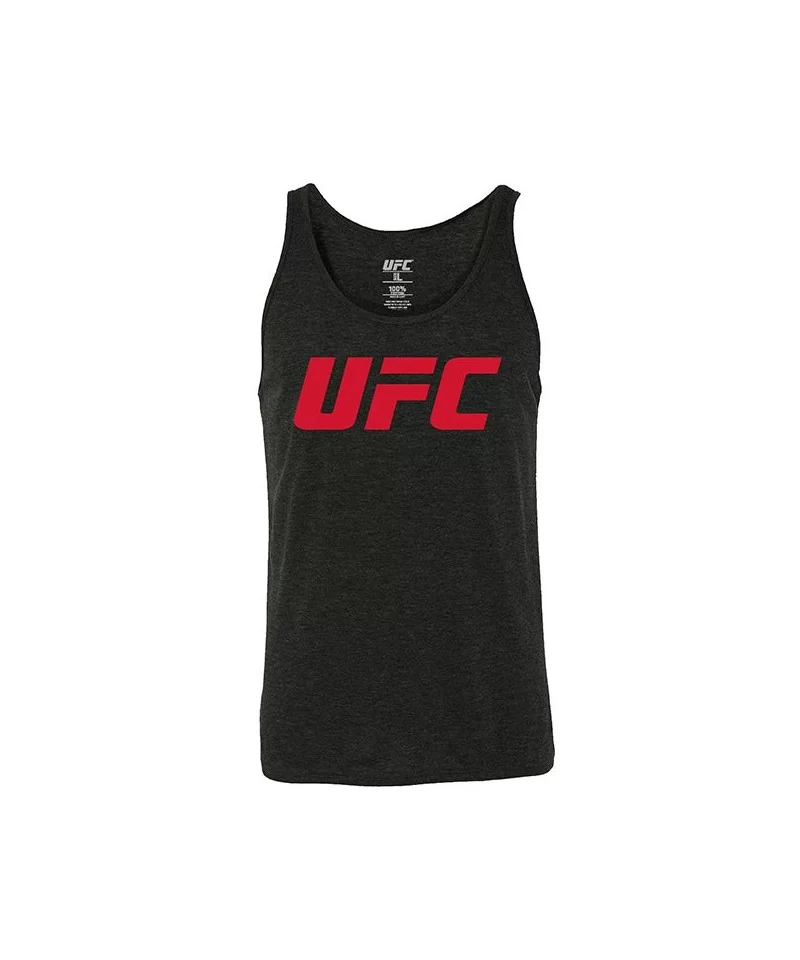 Men's UFC Logo Tank Top - Black $10.32 MEN'S