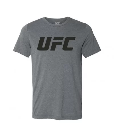 Men's UFC Logo T-Shirt - Grey $8.88 MEN'S