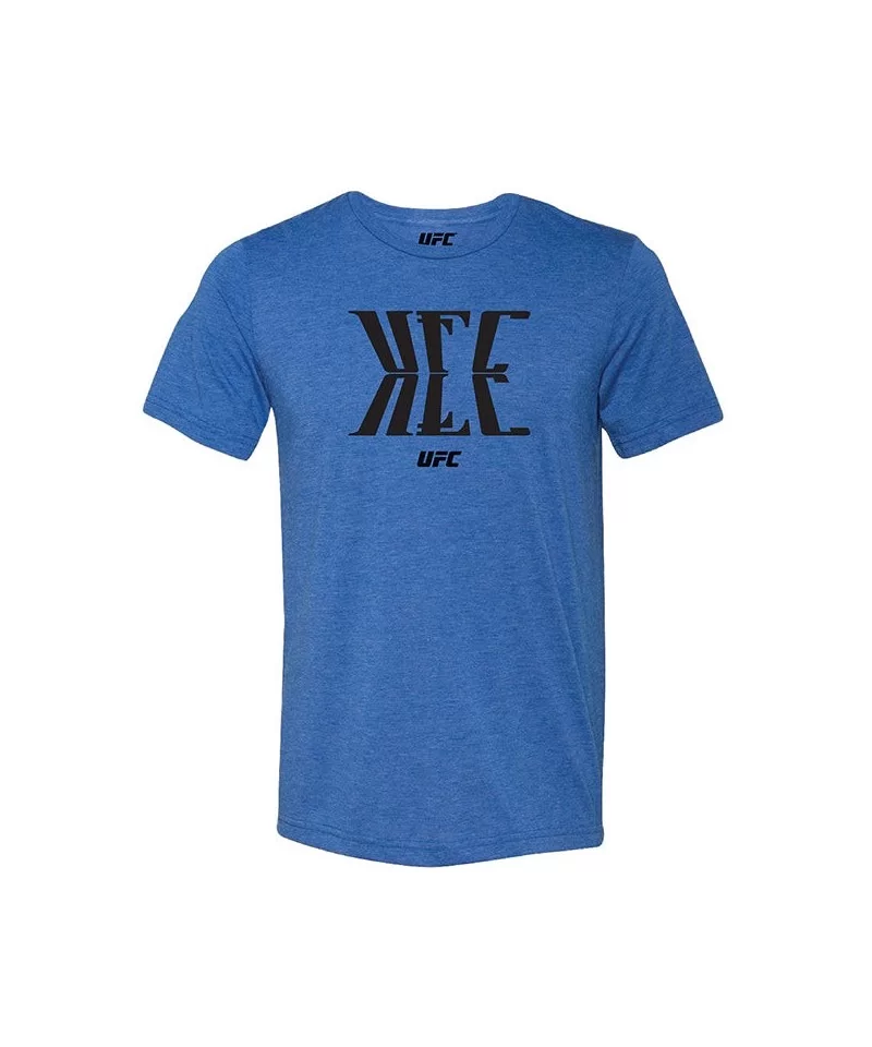 Men's UFC Mirror T-Shirt - Blue $7.68 MEN'S