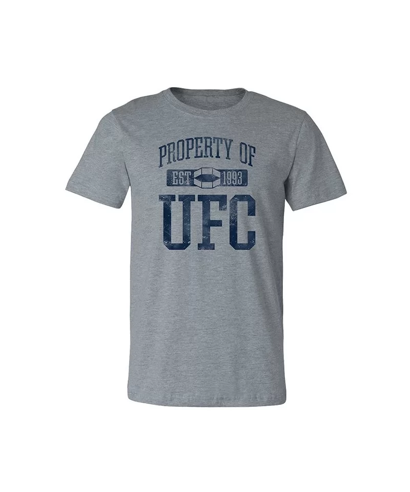 Men's UFC "Property of UFC" T-Shirt - Grey $9.52 MEN'S