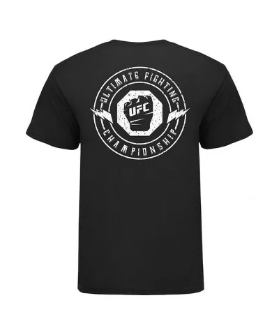 Men's UFC Lighting Bolt T-Shirt - Black $8.96 MEN'S