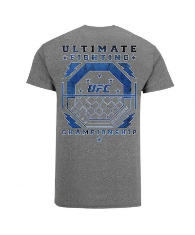 Men's UFC Fighter T-Shirt - Grey $12.88 MEN'S