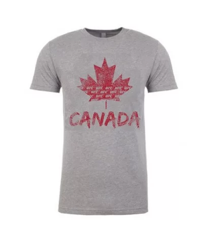 Men's UFC Canadian Balance T-Shirt - Grey $10.64 MEN'S