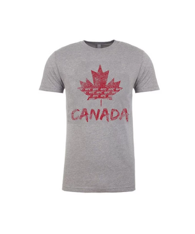 Men's UFC Canadian Balance T-Shirt - Grey $10.64 MEN'S