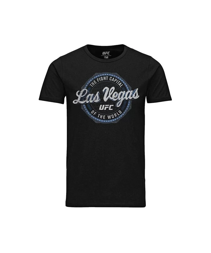 Men's UFC Las Vegas Fight Capital T-Shirt - Black $13.72 MEN'S