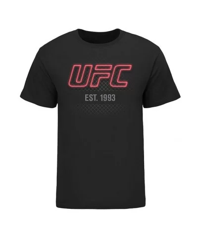 Men's UFC Neon Sign T-Shirt - Black $11.76 MEN'S