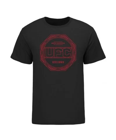 Men's UFC Geo Pattern T-Shirt - Black $9.24 MEN'S