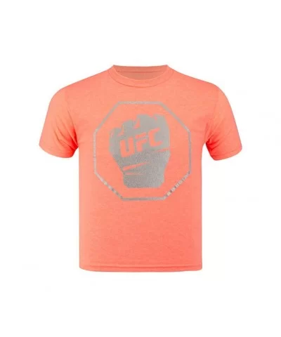 UFC Junior Short Sleeve T-Shirt - Coral Heather $2.68 KID'S