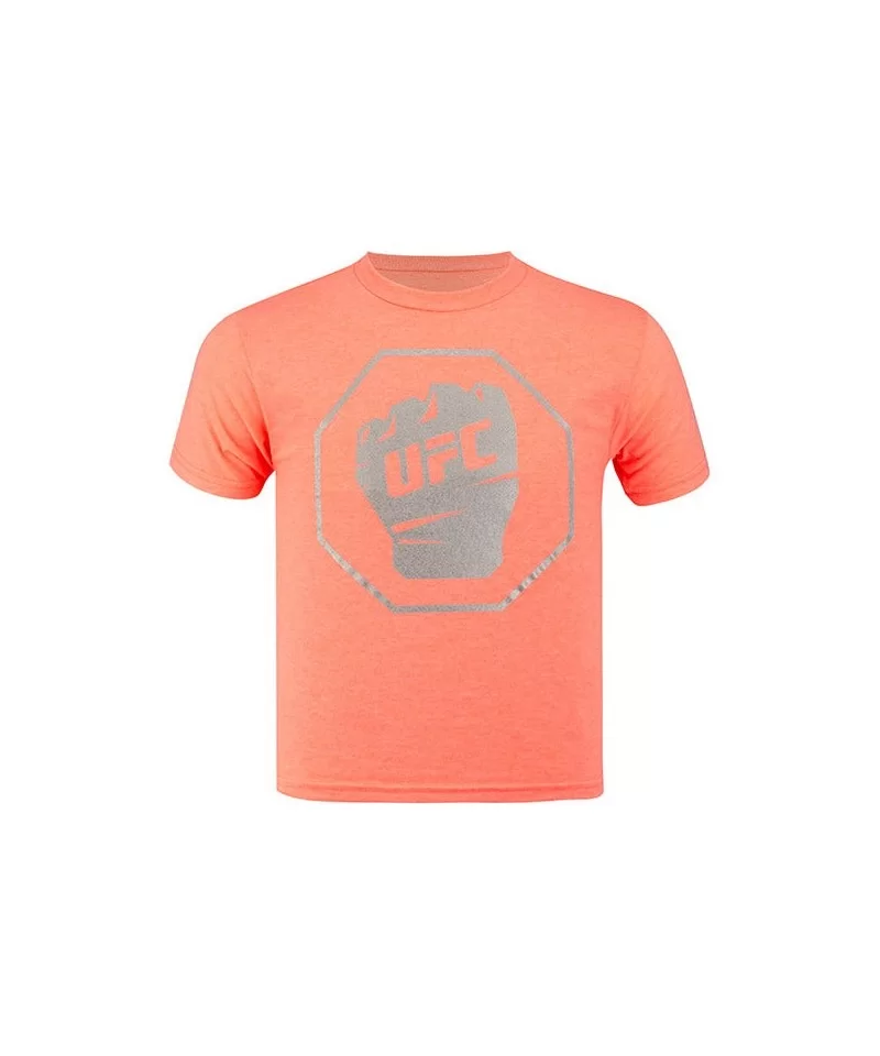 UFC Junior Short Sleeve T-Shirt - Coral Heather $2.68 KID'S