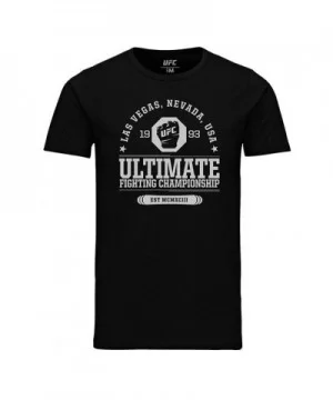 Ultimate Fighting Championship EST MCMXCIII Black T-Shirt $13.44 MEN'S