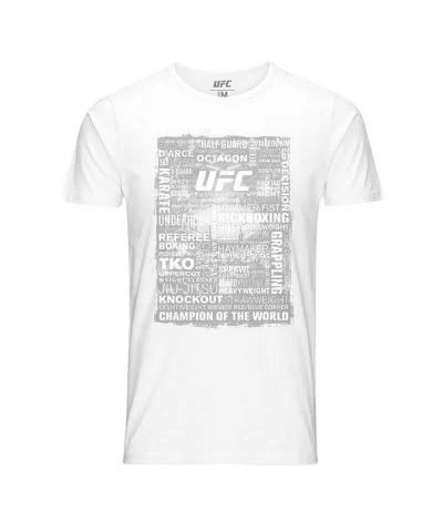 UFC Terminology All Over Print White T-Shirt $12.04 MEN'S